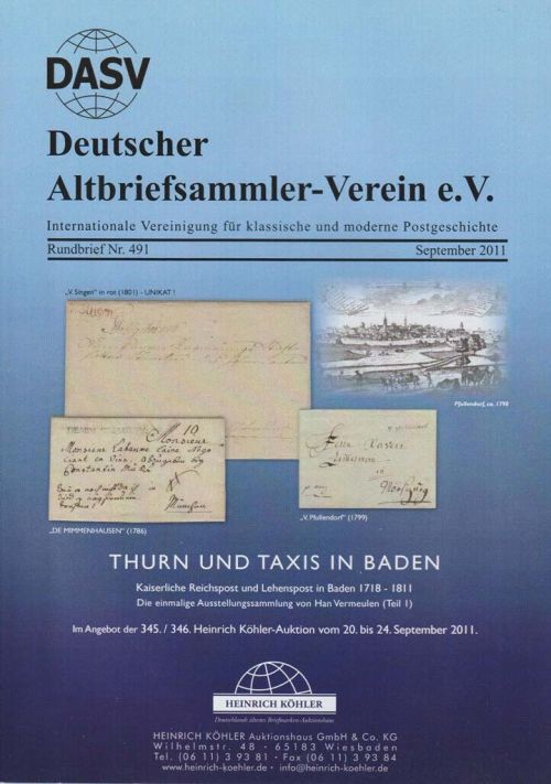 Rundbrief Deutscher Altbriefsammler Verein